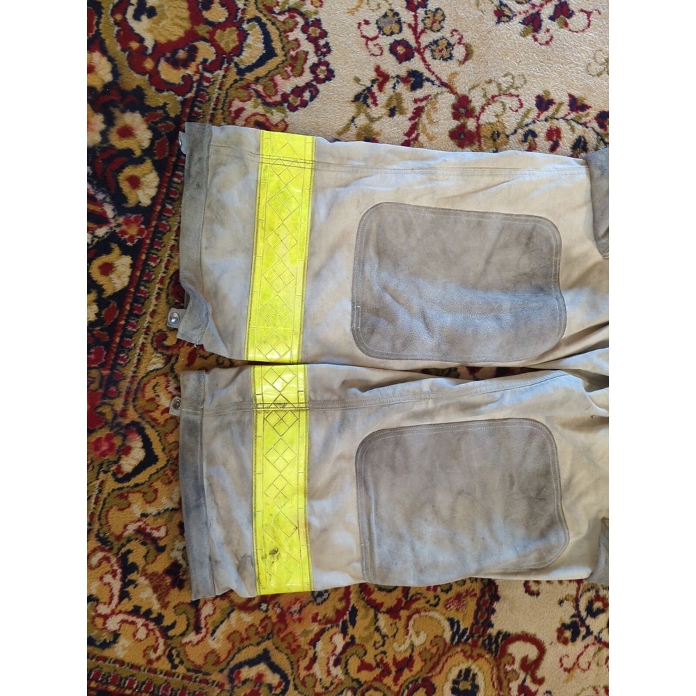 Retired Firefighter Gear Turnout Pants FIRE USED Size 46 X 28 SHELL ONLY!! - Picture 2 of 8